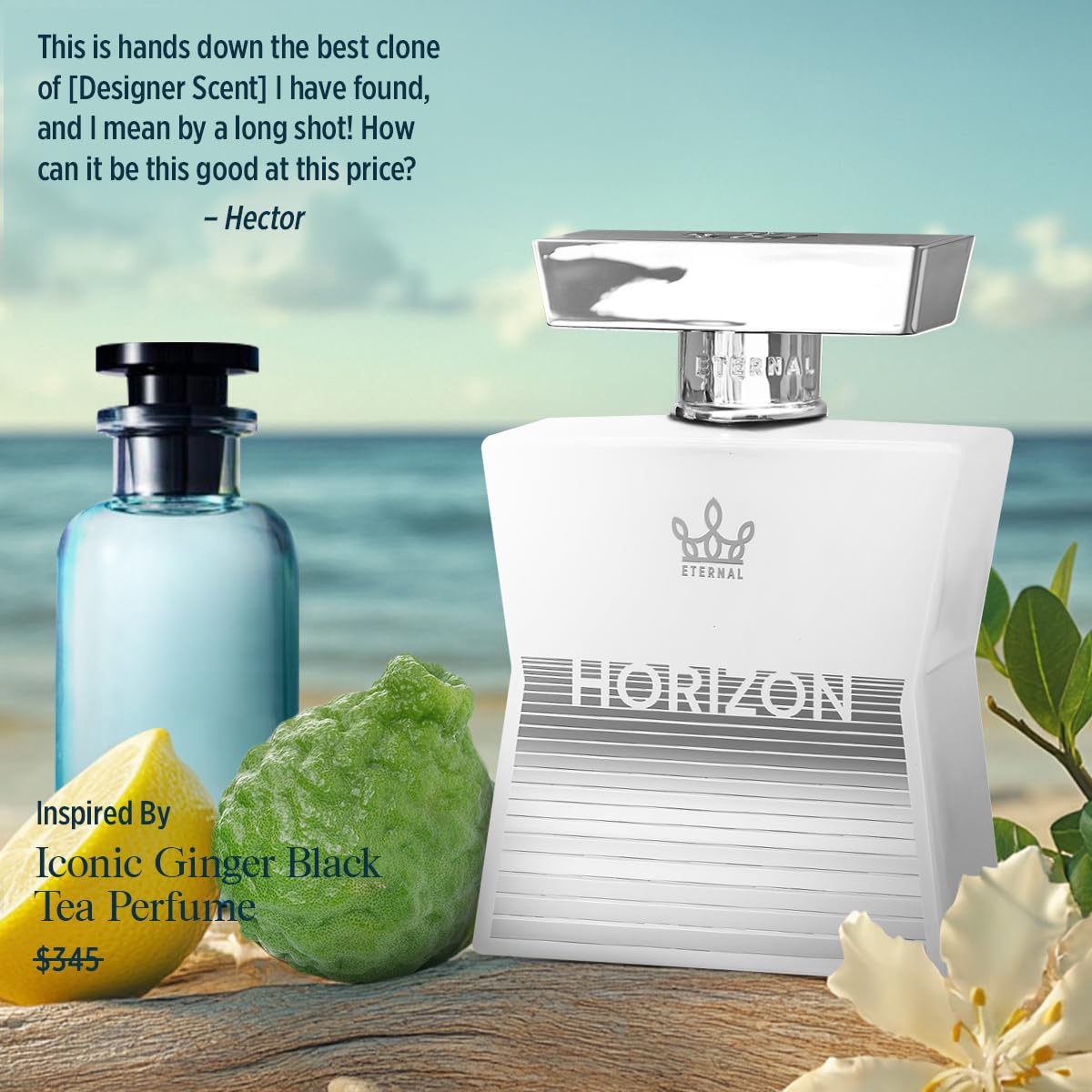 Eternal Fragrance - Eternal Horizon - 3.4 oz (100ml) - EDP - Clean Ingredients - Unisex Perfume for Men & Women - 2000 sprays per bottle Beauty & Personal Care Eternal Fragrance