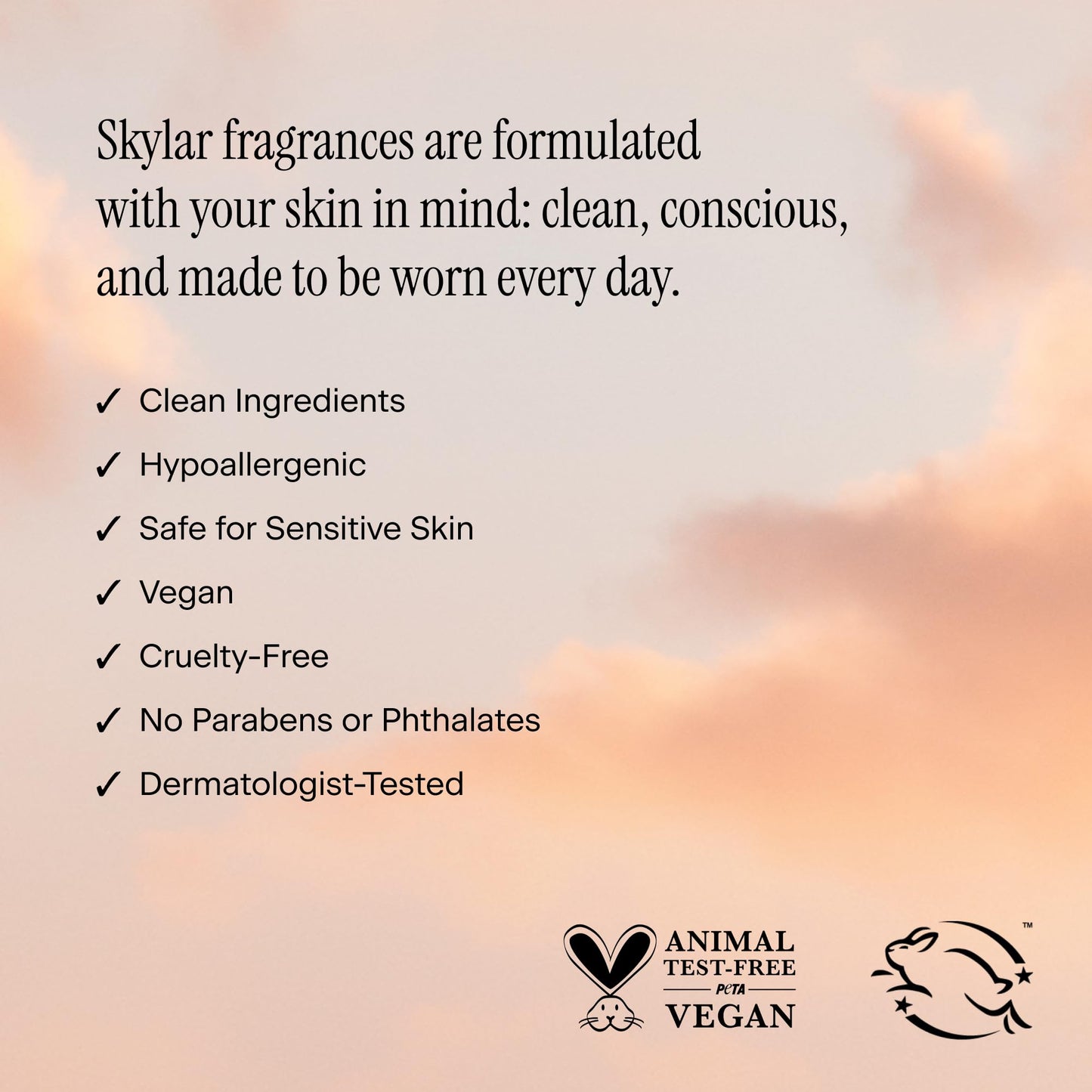 Skylar Vanilla Sky Hair & Body Mist | Hypoallergenic & Clean Fragrance | Vegan, Cruelty Free, and Safe For Sensitive Skin | 80 ML, 2.7 Fl Oz Beauty & Personal Care Skylar