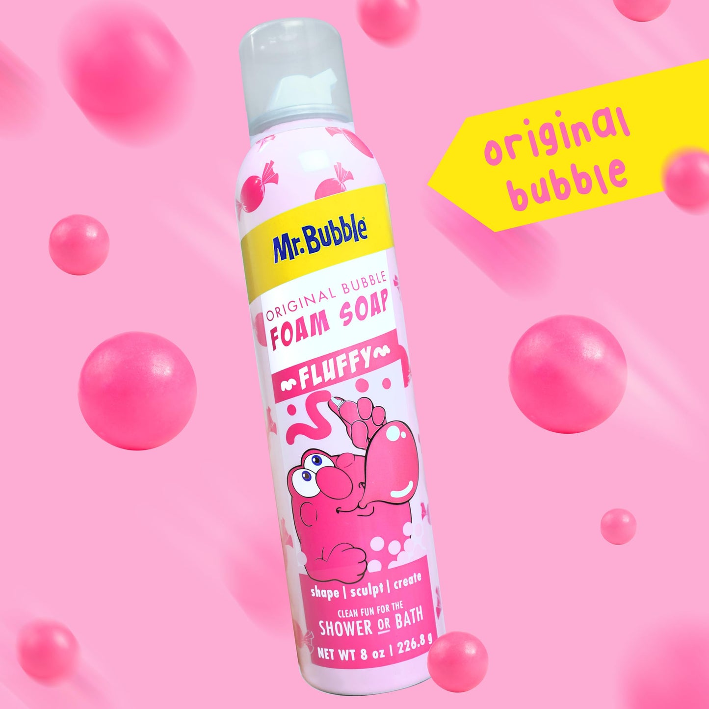 Mr. Bubble Original Foam Soap, Bubblegum Scent, 8 OZ, pack of 6 Beauty and Personal Care Mr. Bubble