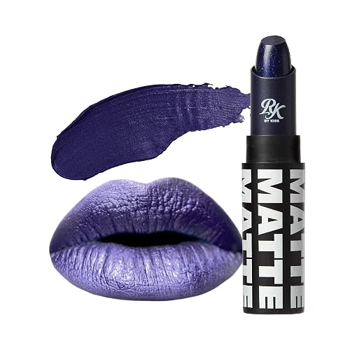 Ruby Kisses Lipstick, Matte Finish, Long-Lasting, Highly Pigmented, Smooth Apply, Full Coverage Lip Color Makeup (Sapphire) Beauty & Personal Care Ruby Kisses