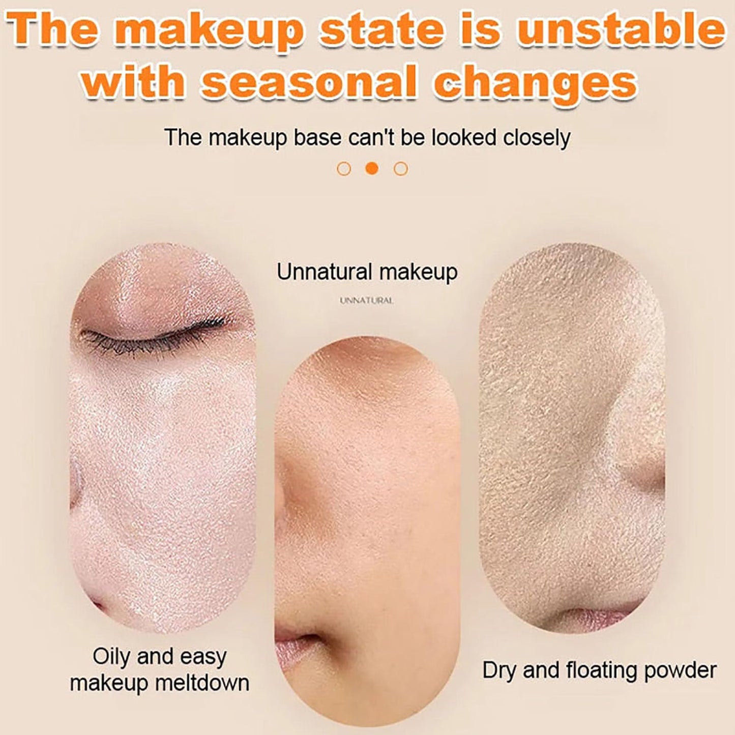 Long Lasting Full Coverage Liquid Foundation, Air Holding Makeup Filter Liquid Foundation, Instant Face Tightener No-Filter Primer, Sweatproof Beauty & Personal Care Lunkun