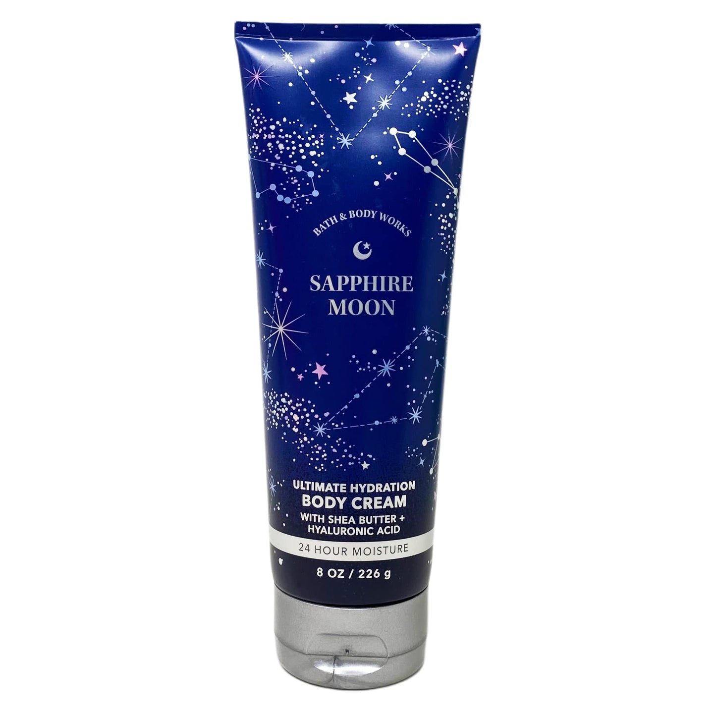 Bath & Body Works Sapphire Moon-Trio gift Set- Fine Fragrance Mist, Body Cream and Shower Gel with a Natural Oats Bar Soap., Full Size, Blue Beauty and Personal Care Bath & Body Works
