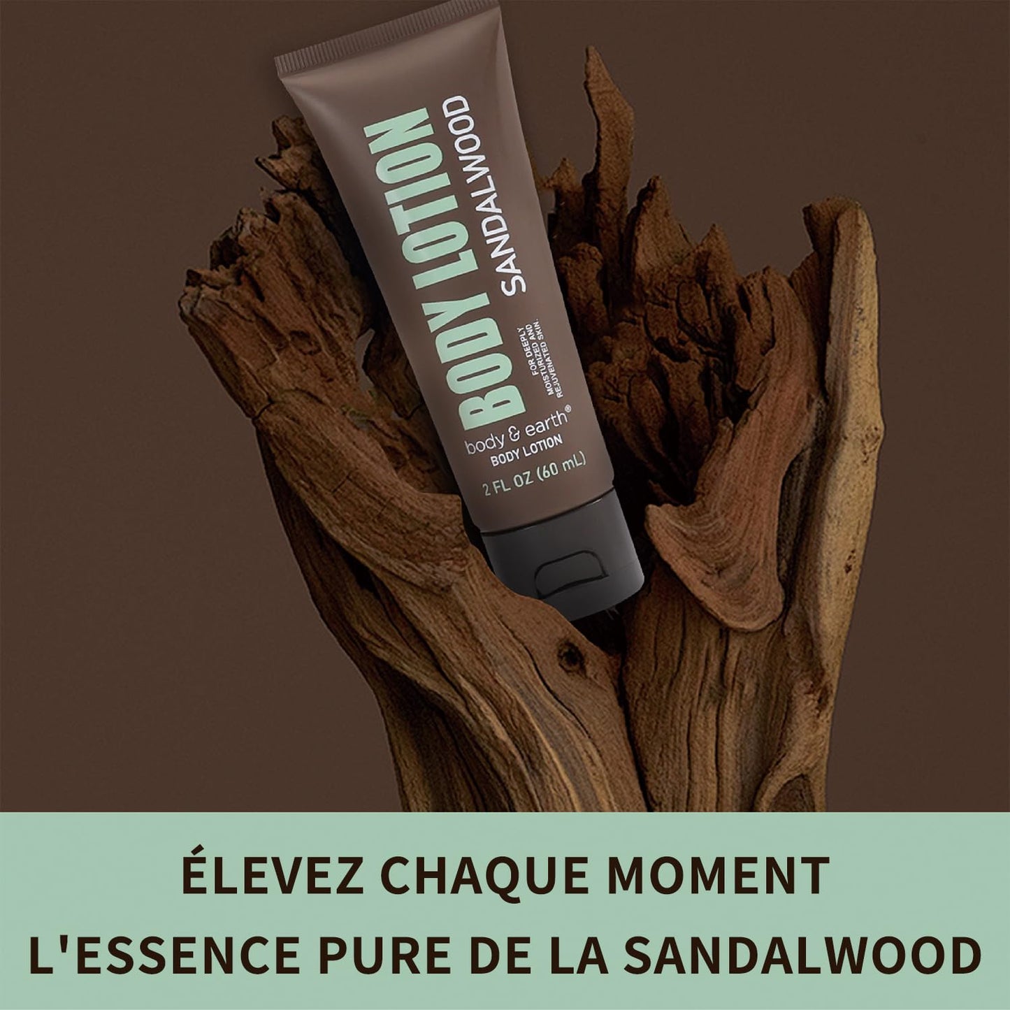 Body & Earth Gift for Men 3pc Sandalwood Scented Mens Lotion Care Package for Men Gifts for Him Bath Set Gift Sets for Man Christmas Gifts for Husband Beauty and Personal Care BODY & EARTH