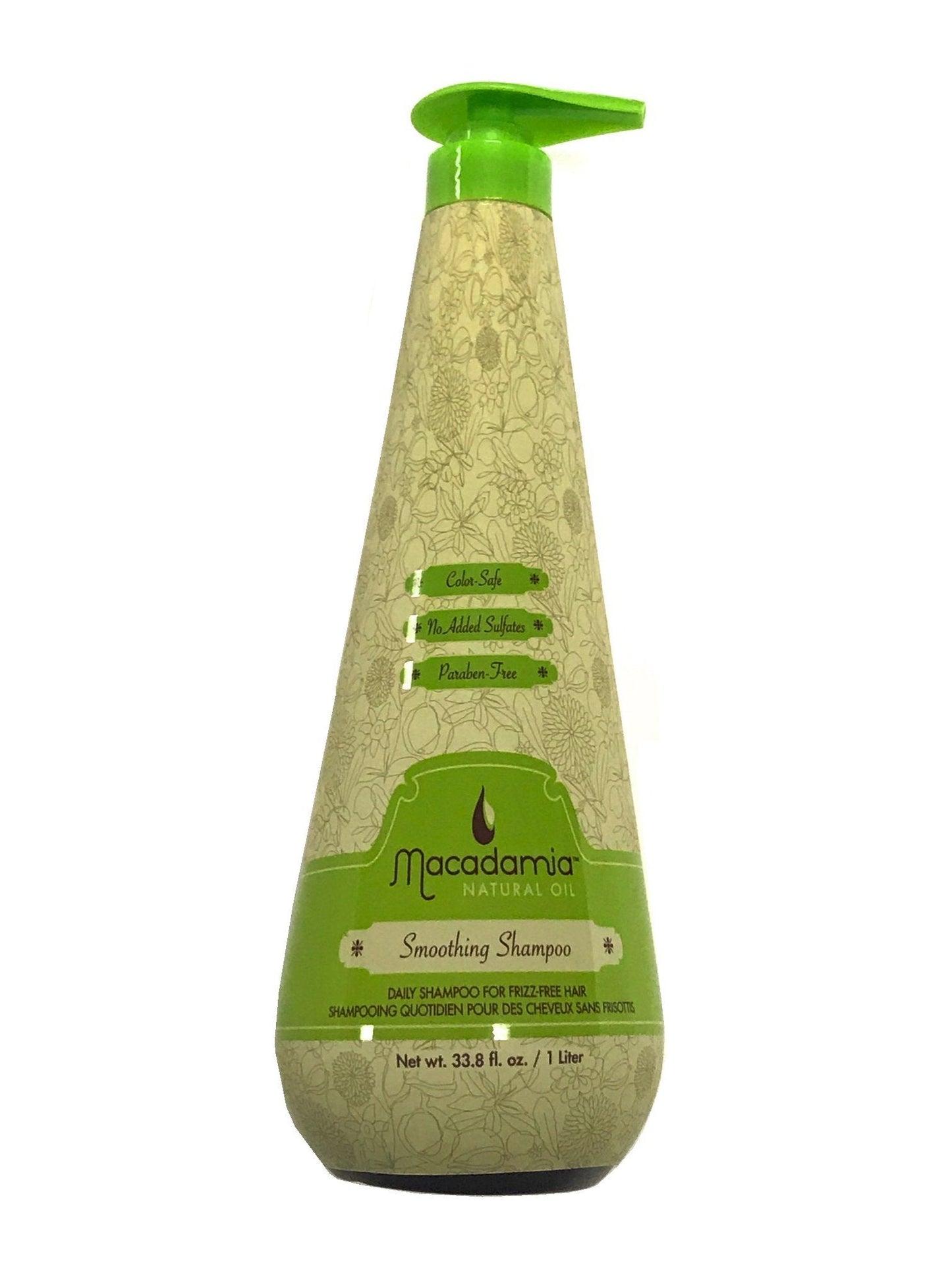 Macadamia Natural Oil Smoothing Shampoo - Daily Wash Sulfate-Free Shampoo for Frizz-Free Hair, Paraben-Free & Color-Safe, Hair Care, 33.8 fl oz Beauty & Personal Care Macadamia Natural Oil