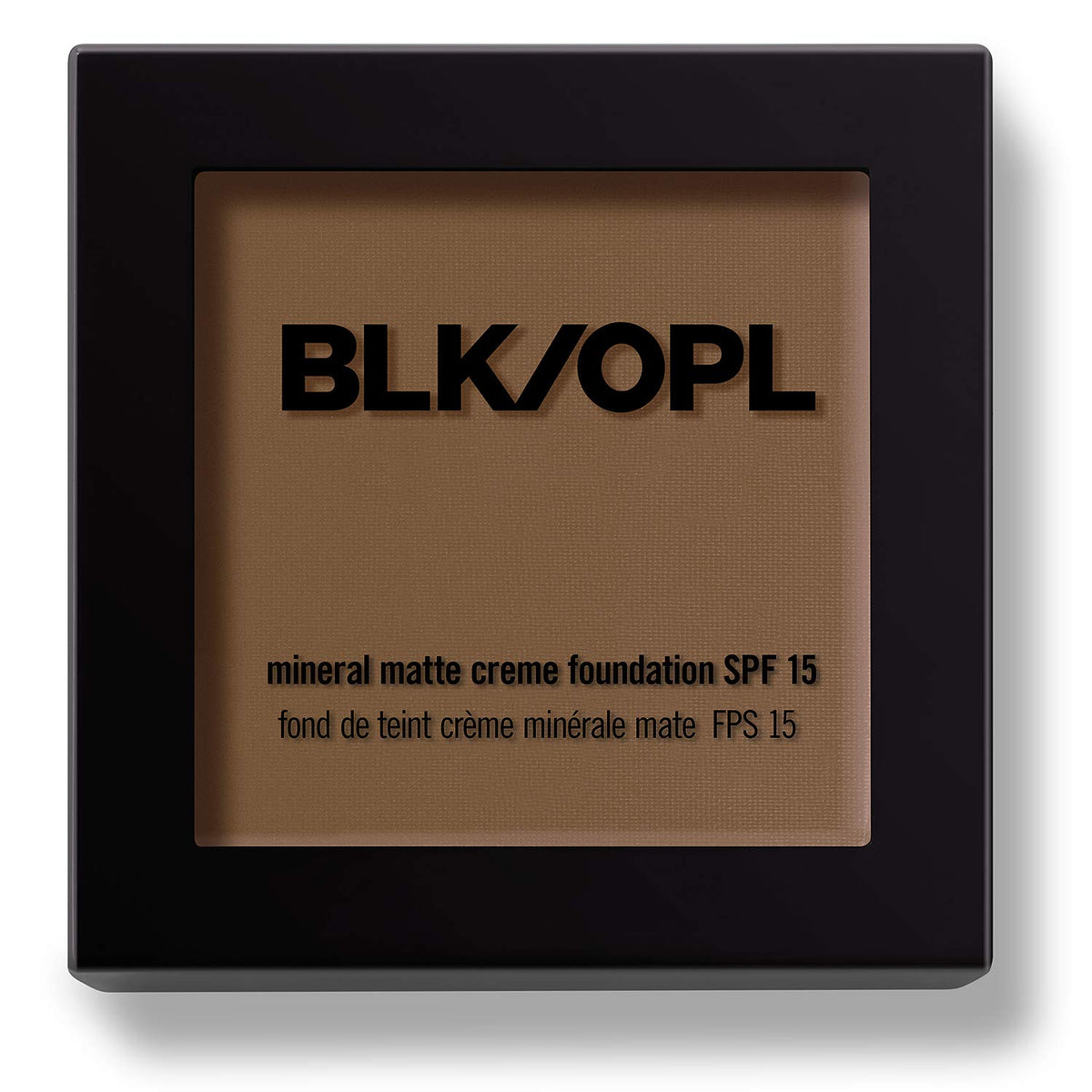 BLK/OPL Mineral Matte Creme Powder Foundation, True Color - SPF 15 Buildable & Blendable Face Foundation Makeup with Matte Finish - Full Coverage,