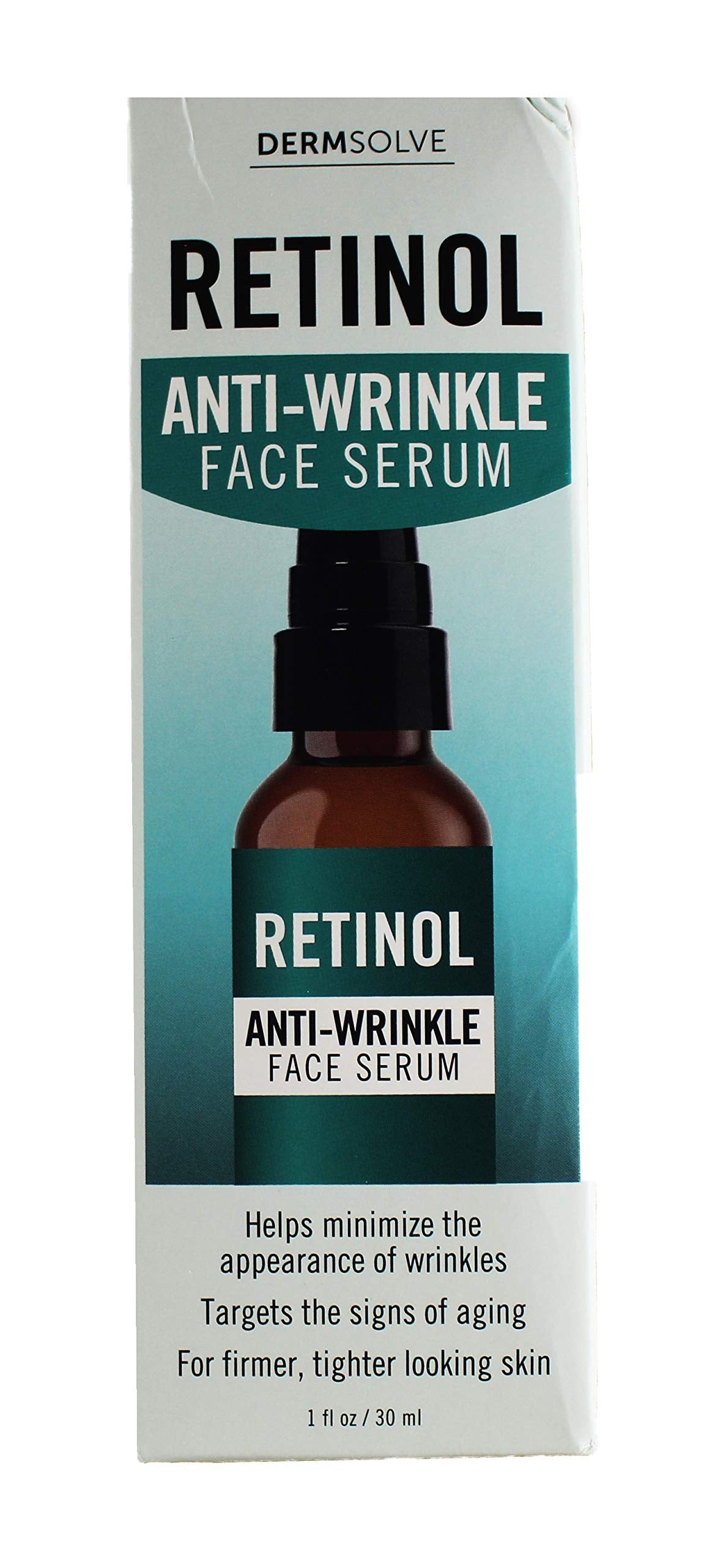 Retinol Anti Wrinkle Face Serum with Hyaluronic Acid and Tamarind Extract 1 Fl oz Beauty & Personal Care Dermsolve