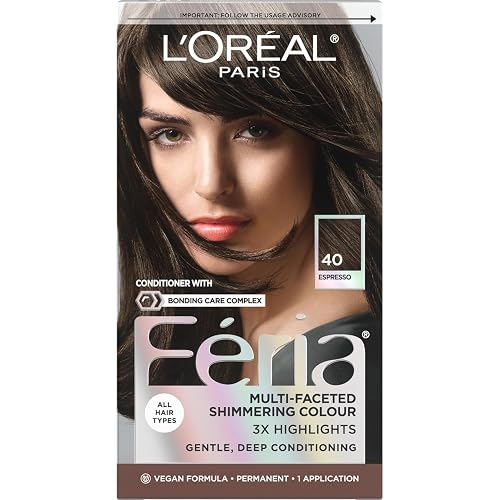L’Oreal ParisFeria Multi-Faceted Shimmering Colour, Level 3 Permanent, Deeply Brown 40 (Pack of 3) Beauty & Personal Care L'Oreal Paris