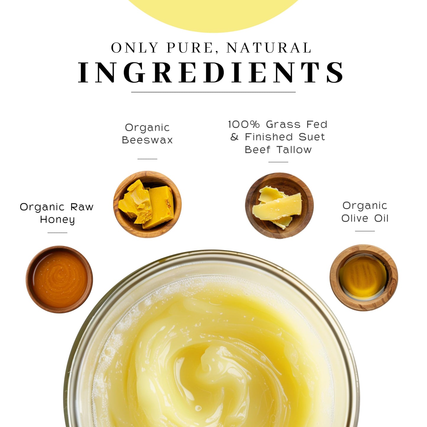 Vanman's Tallow and Honey Balm With No Added Scent - Face Moisturizer with Grass-Fed/Finished Beef Tallow for Skin, Organic Raw Honey and Beeswax Beauty and Personal Care The VanMan Company