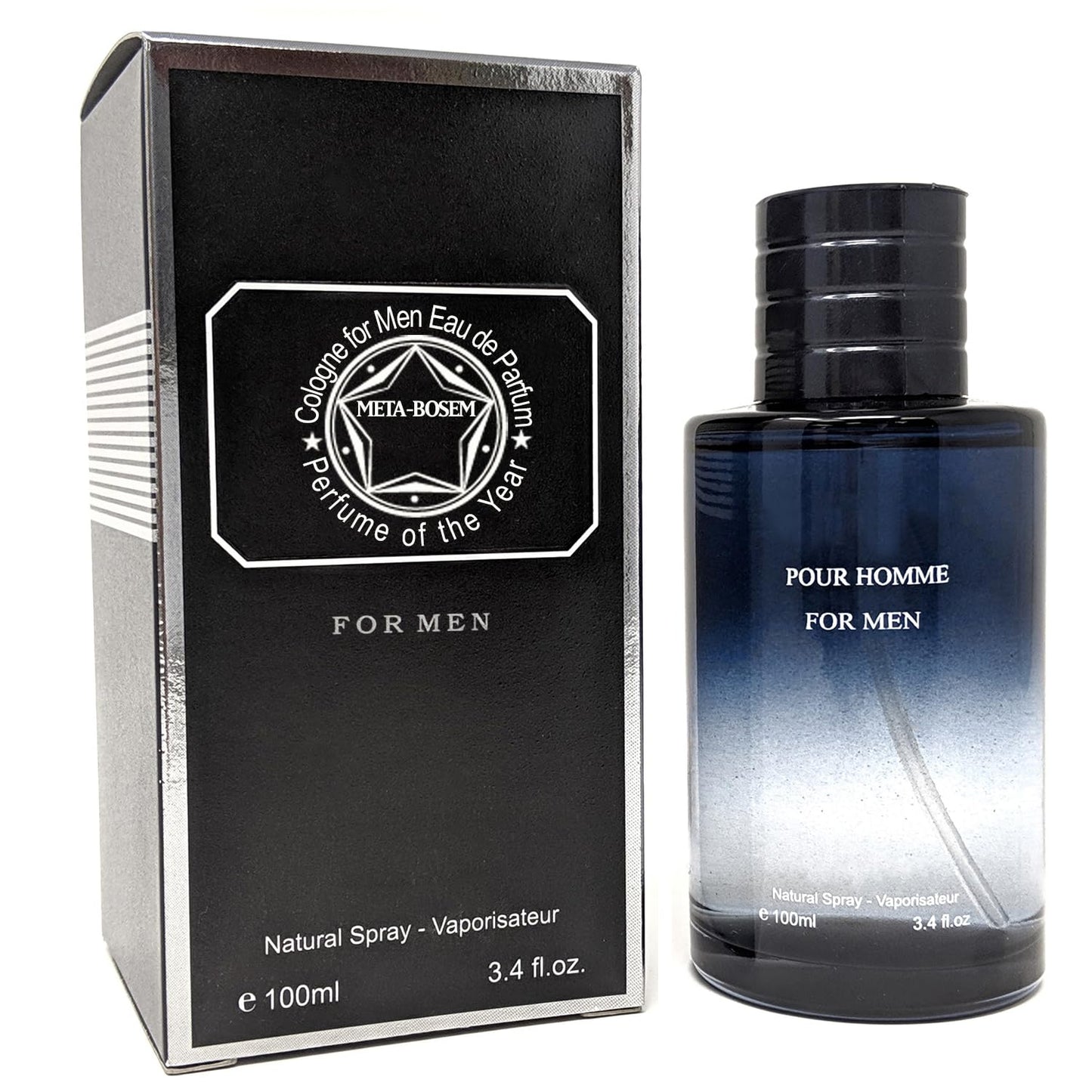 META-BOSEM SAGE Cologne for Men, Eau de Toilette Natural Spray, Masculine and Woody Scents | Casual and Formal Wear | Great Gift Collection Beauty & Personal Care META-BOSEM