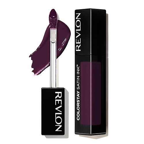 REVLON ColorStay Satin Ink Crown Jewels Liquid Lipstick, Longlasting & Waterproof Lipcolor, Moisturizing Creamy Formula Infused with Black Currant Beauty & Personal Care REVLON