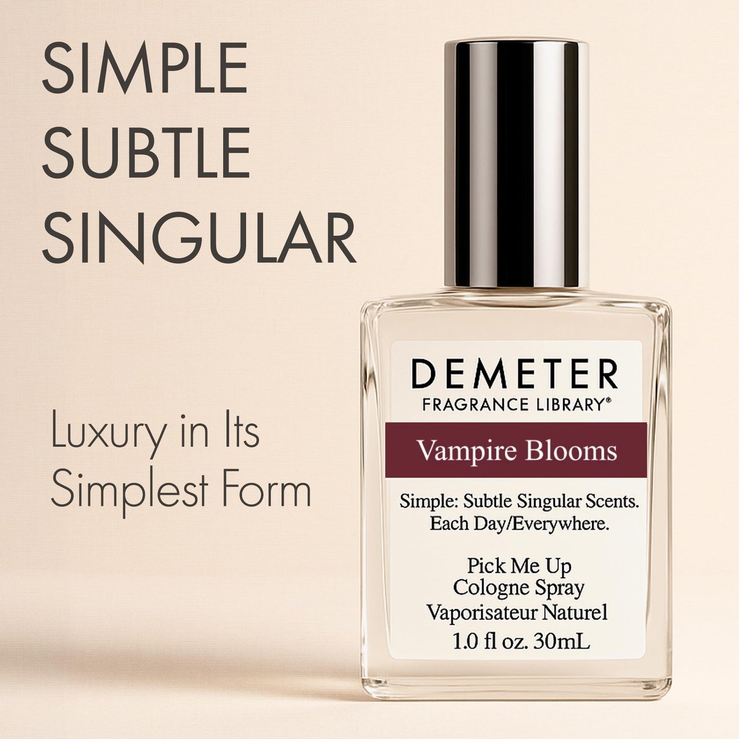 DEMETER Natural Perfume Spray Cologne for Women and Men, Vampire Blooms, 1 oz Beauty & Personal Care DEMETER