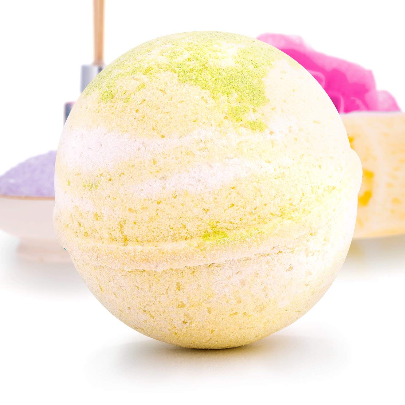 Bauble Bomb's Pina Colada Jewelry Surprise Deluxe X Large 9 oz Bath Bomb Fizzies Made in USA, Cruelty Free! Ring Size 09 Beauty and Personal Care Kate Bissett