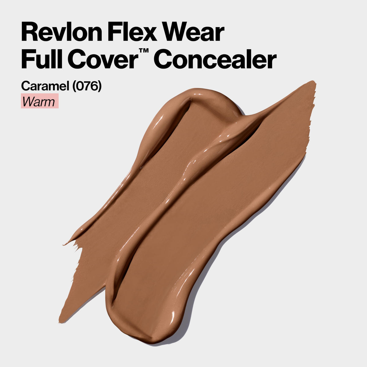 Revlon ColorStay Flex Wear, Full Cover Non-Creasing Concealer, Infused with Hyaluronic Acid & Vitamin E, Flexible Longwear, 076 Caramel, 0.34 Fl Oz Beauty & Personal Care REVLON