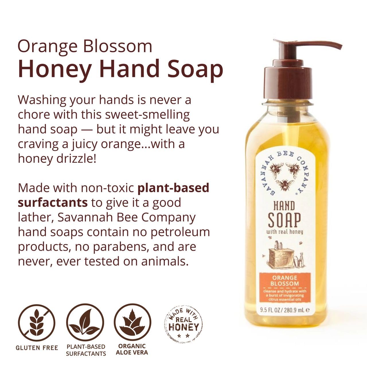 Savannah Bee Company Liquid Hand Soap - Natural Hand Soap with Essential Oils Beauty & Personal Care Savannah Bee Company