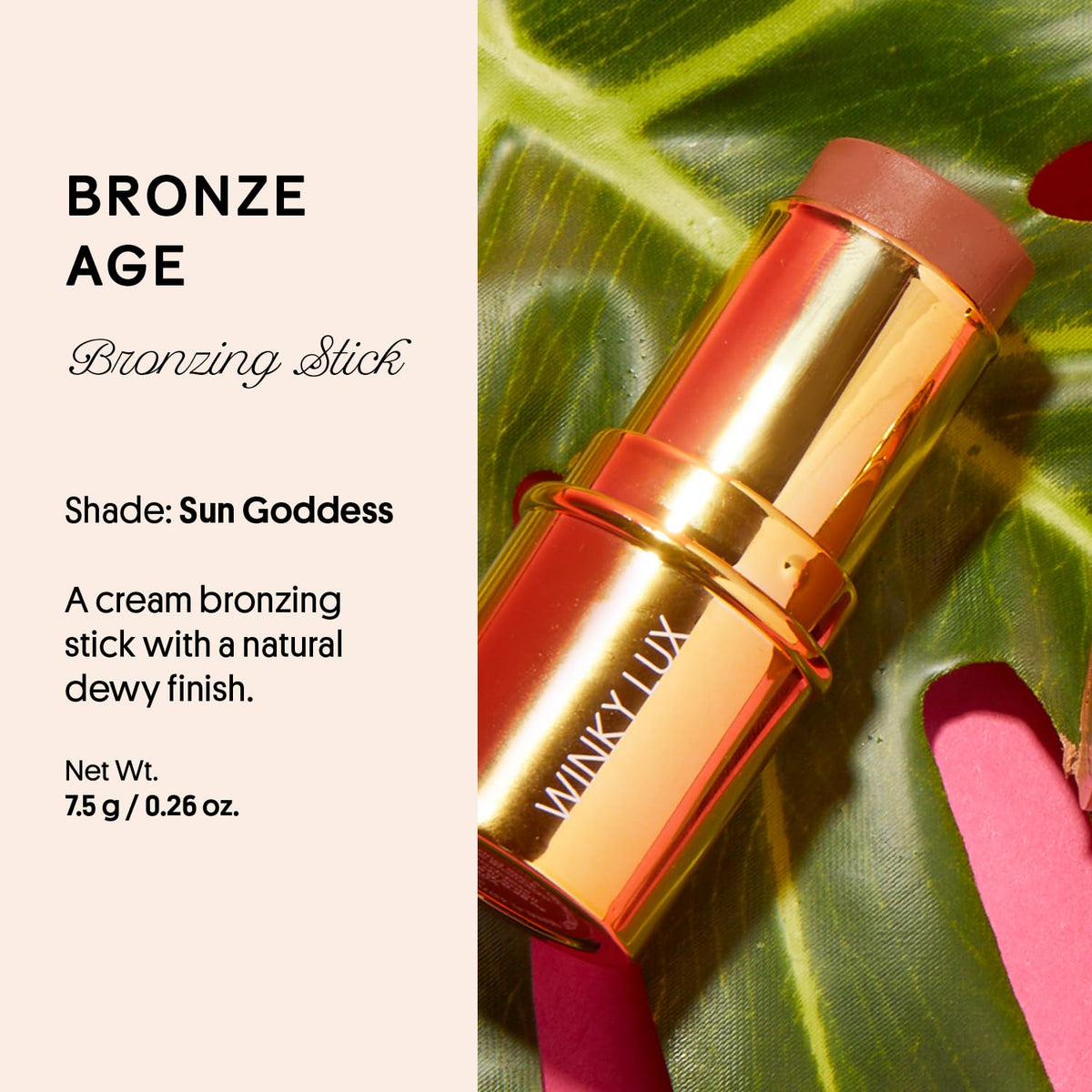 WINKY LUX Bronze Age Bronzing Contour Stick - Sun Goddess, Rich Mocha