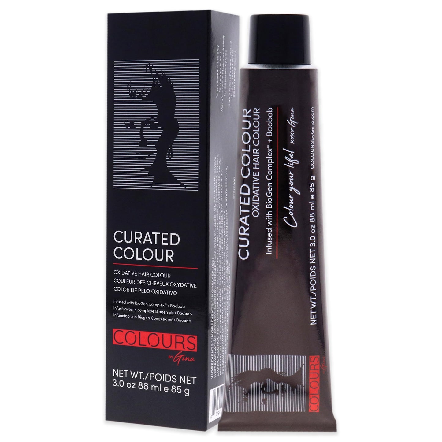 Colours By Gina Curated Colour - 6.43-6CG Dark Coppery Golden Blonde by Colours By Gina for Unisex - 3 oz Hair Color Beauty & Personal Care Colours By Gina