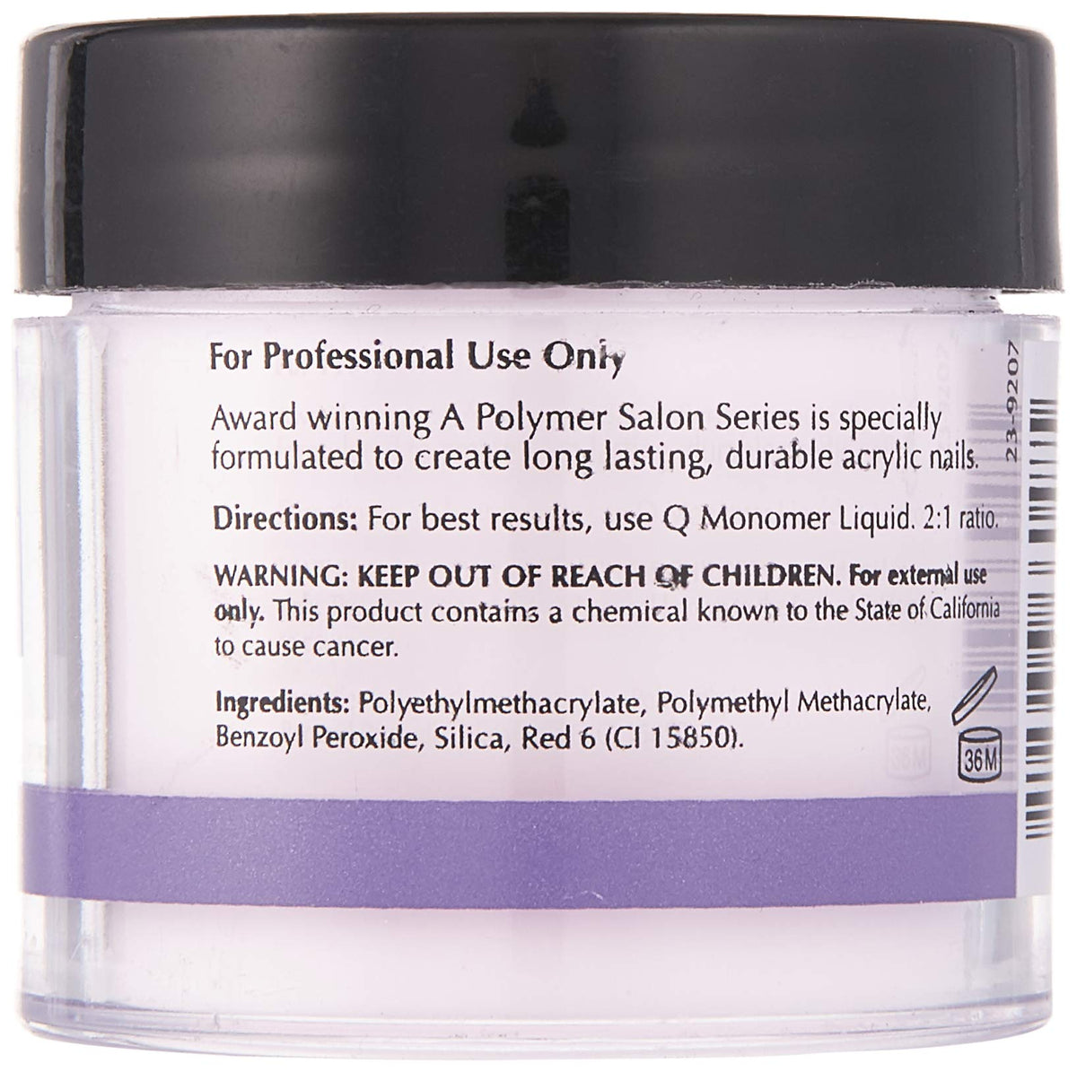 EZ Flow A Polymer Pink False Nails, 0.75 Ounce