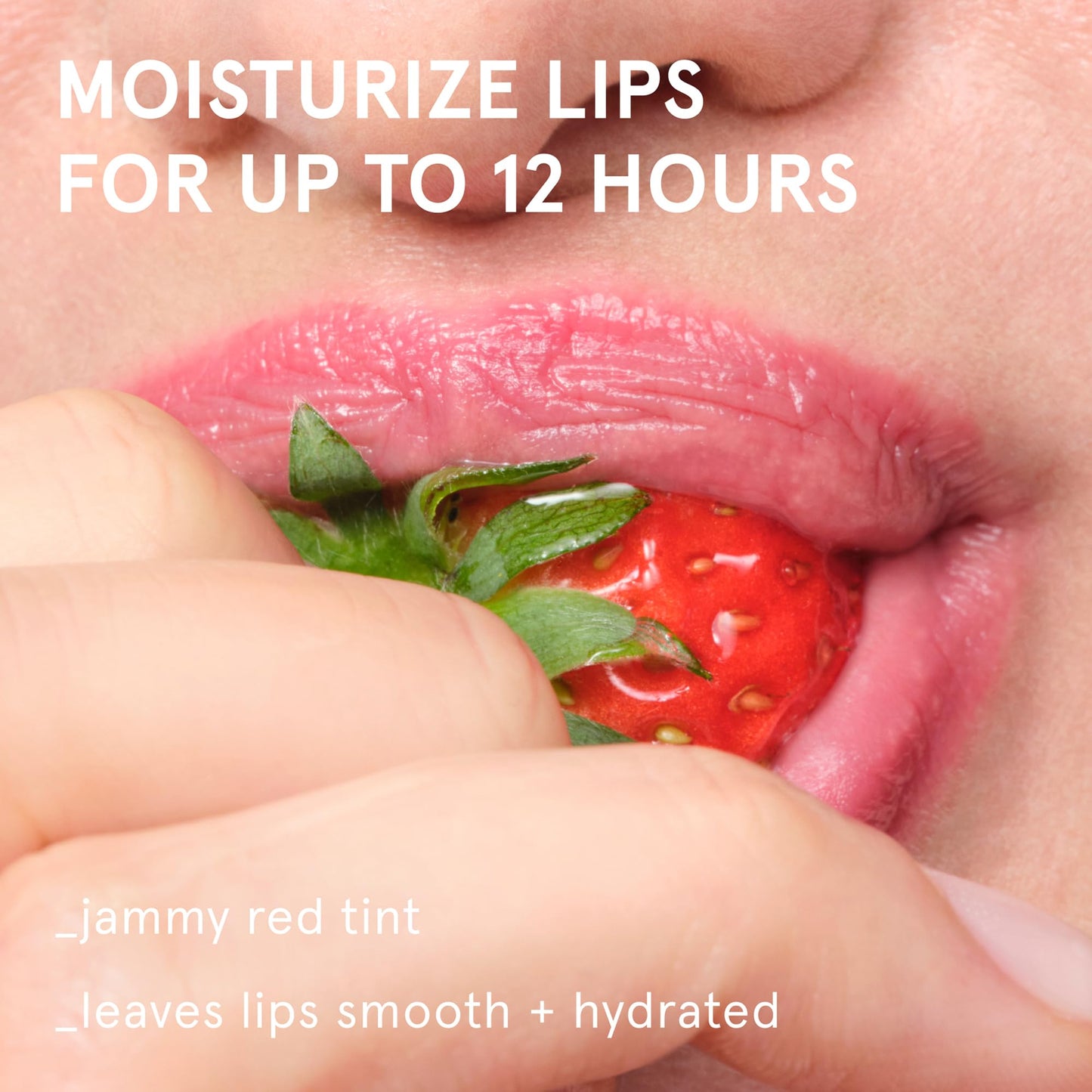 Glossier Balm Dotcom Lip Balm & Universal Salve, Strawberry Jammy Pink Tint Beauty and Personal Care Glossier