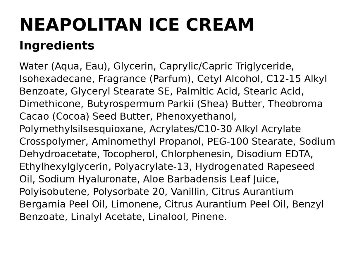 Bath & Body Works Neapolitan Ice Cream Body Cream - Pack of 2