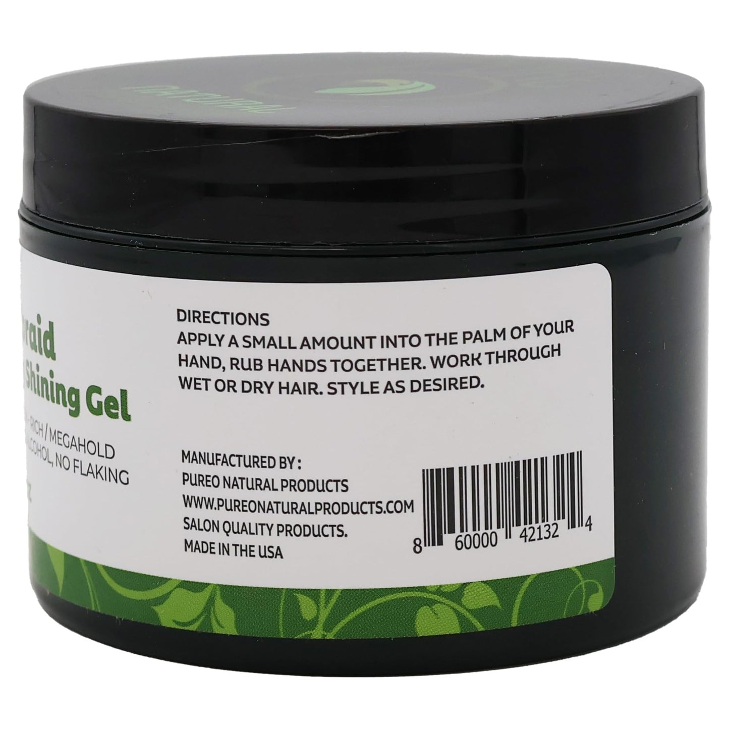 Pure O Hair Solution Product Neatbraid Conditioning Shining Gel 8 Oz (Pack of 1) Beauty & Personal Care Pure O