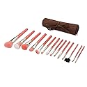 Bdellium Tools Professional Makeup Brush Pink Bambu Series - Complete 14pc. Brush Set with Roll-Up Pouch Beauty & Personal Care BDELLIUM TOOLS