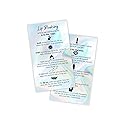 Lip Blush Aftercare Instructions Card | 50 Pack | 2x3.5" inches Business Card Size | Lip Glow Lip Blush PMU Lip Tint Lip Tattoo | Holographic Design Beauty & Personal Care Boutique Marketing LLC