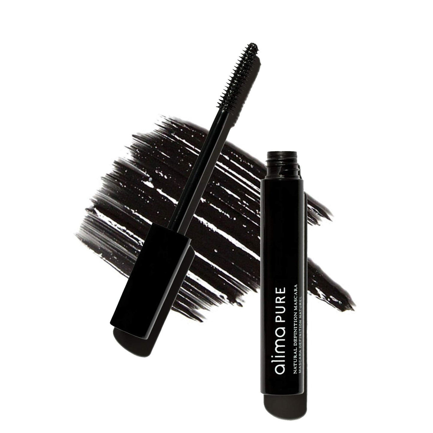 Alima Pure | Natural Definition Mascara | With Jojoba Oil and Beeswax | Eye Makeup | Black Mascara | Mineral Makeup | Black, .28 oz/ 8 g Beauty & Personal Care Alima Pure