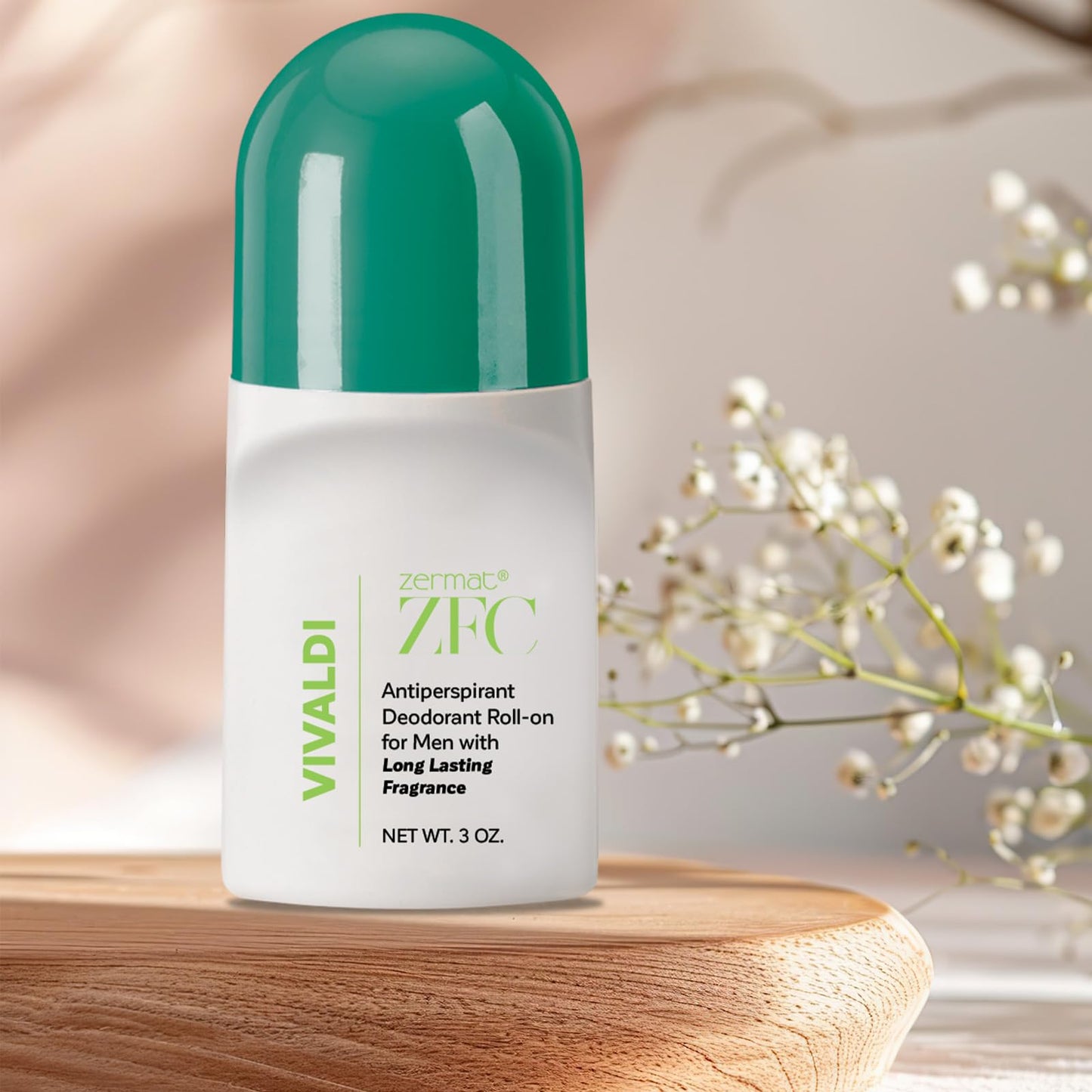 Zermat Vivaze Vivaldi, Roll-On Deodorant, 24 h Antiperspirant, 3 Oz. Beauty and Personal Care Zermat