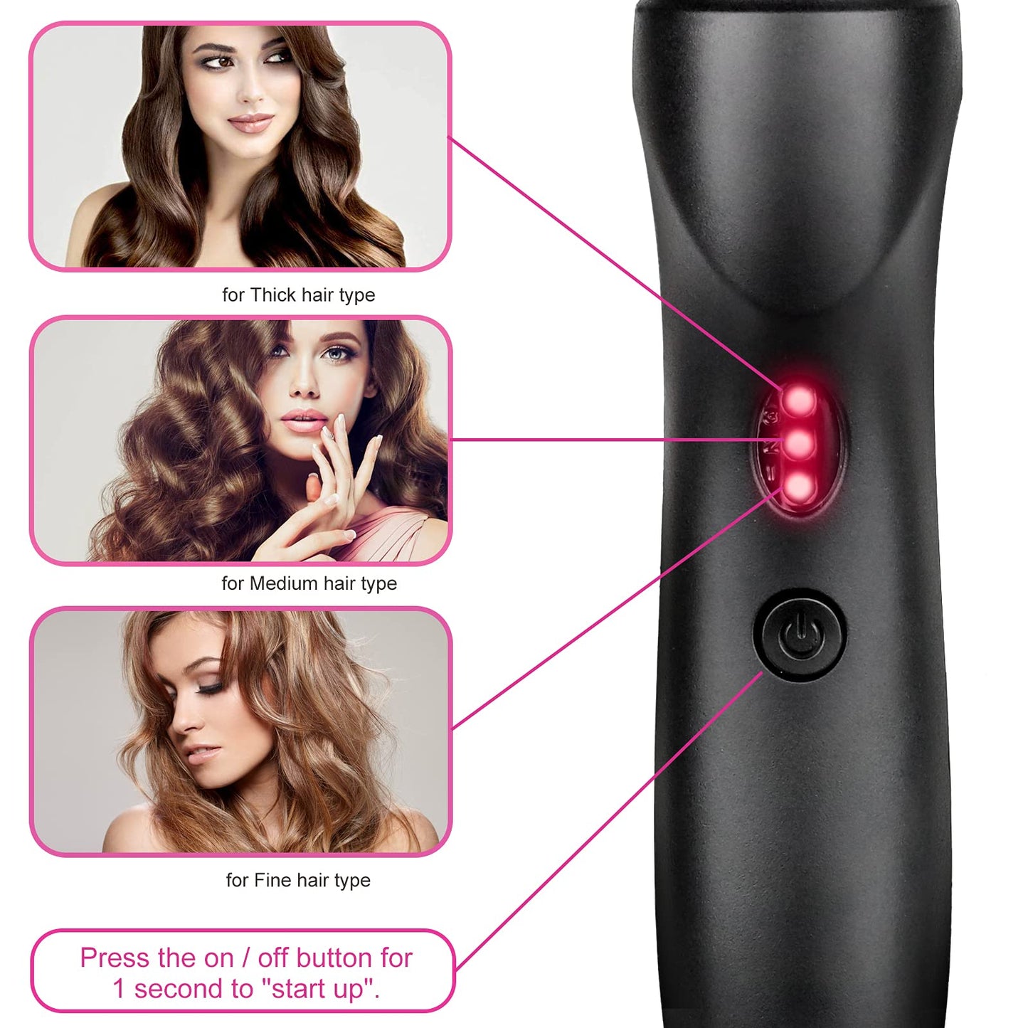 Hot Comb Anti-Scald Ceramic Heated Hair Styling Tool - Straightener, Curler, Travel-Friendly Beard Pressing Comb Beauty & Personal Care Erokicysh