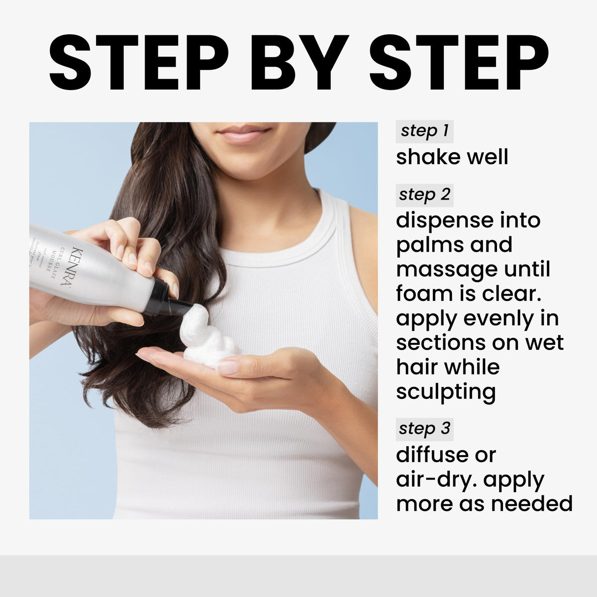Kenra Professional Curl Glaze Mousse 13 | Curl Control Glaze | Provides Frizz Control & Humidity Resistance | All Hair Types