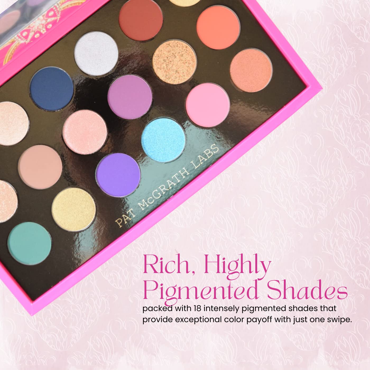 Pat McGrath Labs Mthrshp Mega Celestial Nirvana Eyeshadow Palette - 18 New Shades, 4 Textures, Blendable Mattes, Metallics, Shimmers, Limited Edition Beauty & Personal Care Pat McGrath Labs