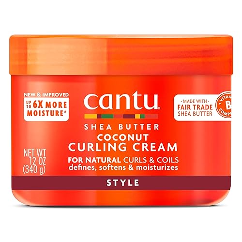 Cantu Coconut Curling Cream with Shea Butter for Natural Hair, 12 oz Beauty & Personal Care Cantu