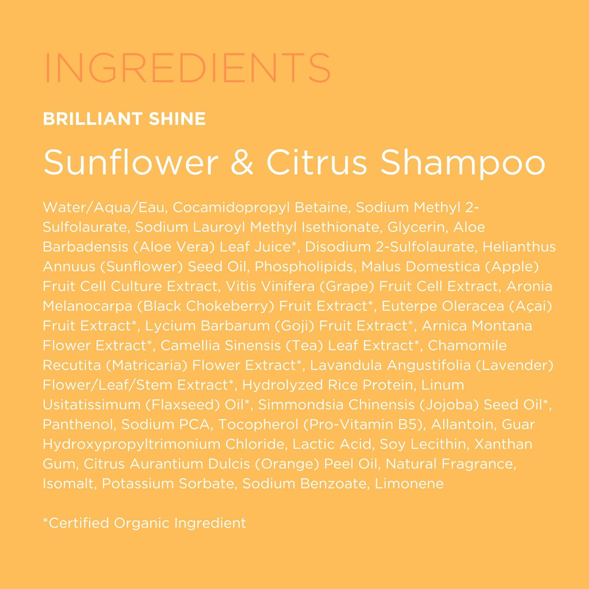 Andalou Naturals Sunflower and Citrus Brilliant Shine Shampoo, 11.5 Ounce Beauty & Personal Care Andalou Naturals