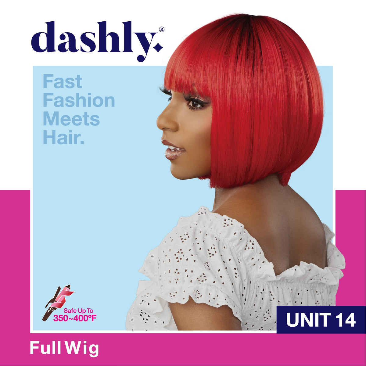 Sensationnel Dashly Wig-Unit 14, T2/RED