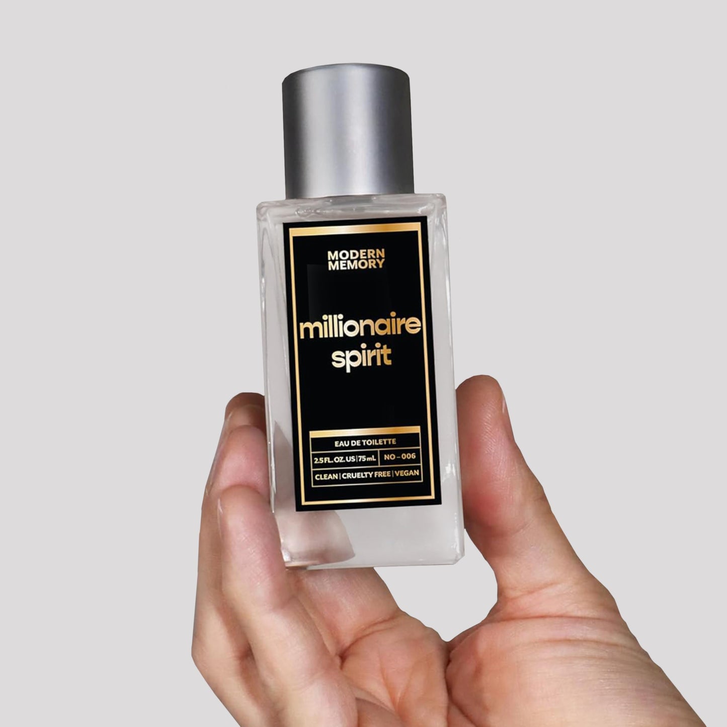 Modern Memory Millionaire Spirit Eau de Toilette for Men, 2.5 fl oz - Notes of Golden Citrus, Rich Leather & Amber Beauty & Personal Care Modern Memory