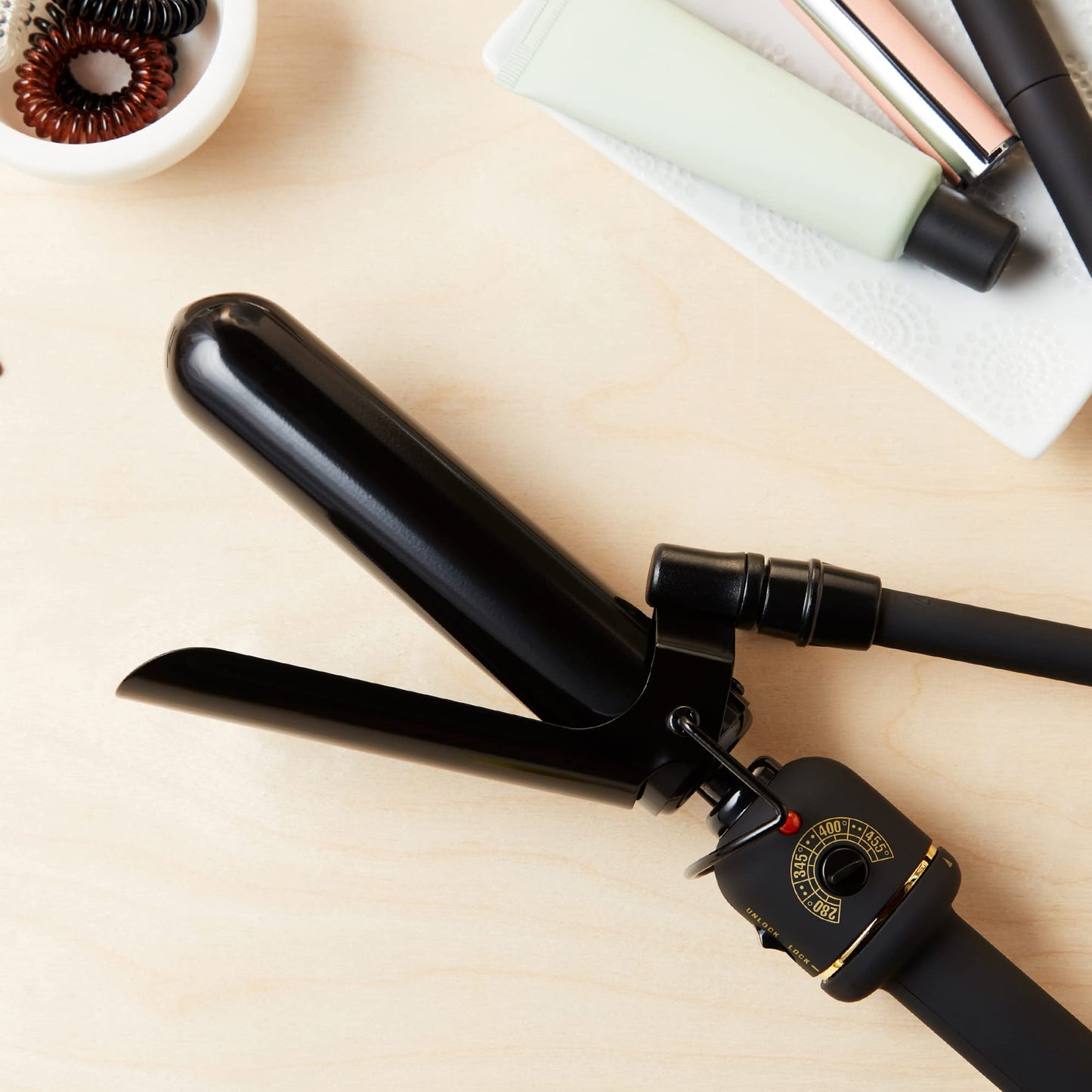 HOT TOOLS Pro Artist Black Gold Marcel Iron | For Extra Smooth Shiny Styles (1-1/4”) Beauty & Personal Care HOT TOOLS