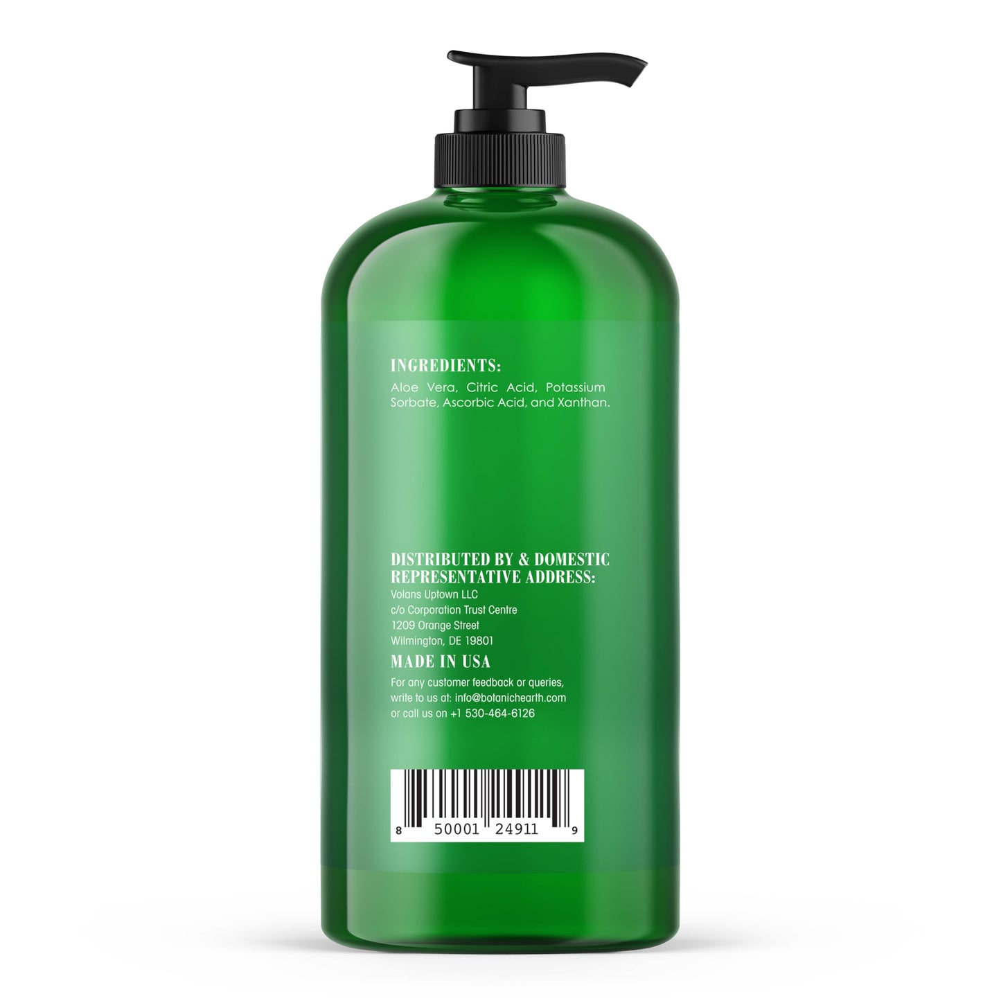 Botanic Hearth Aloe Vera Moisturizing Liquid Gel - 100% Pure Aloe, Enriched with Vitamin C for Dry & Itchy Skin - No Added Color, Fragrance, or Beauty & Personal Care Botanic Hearth