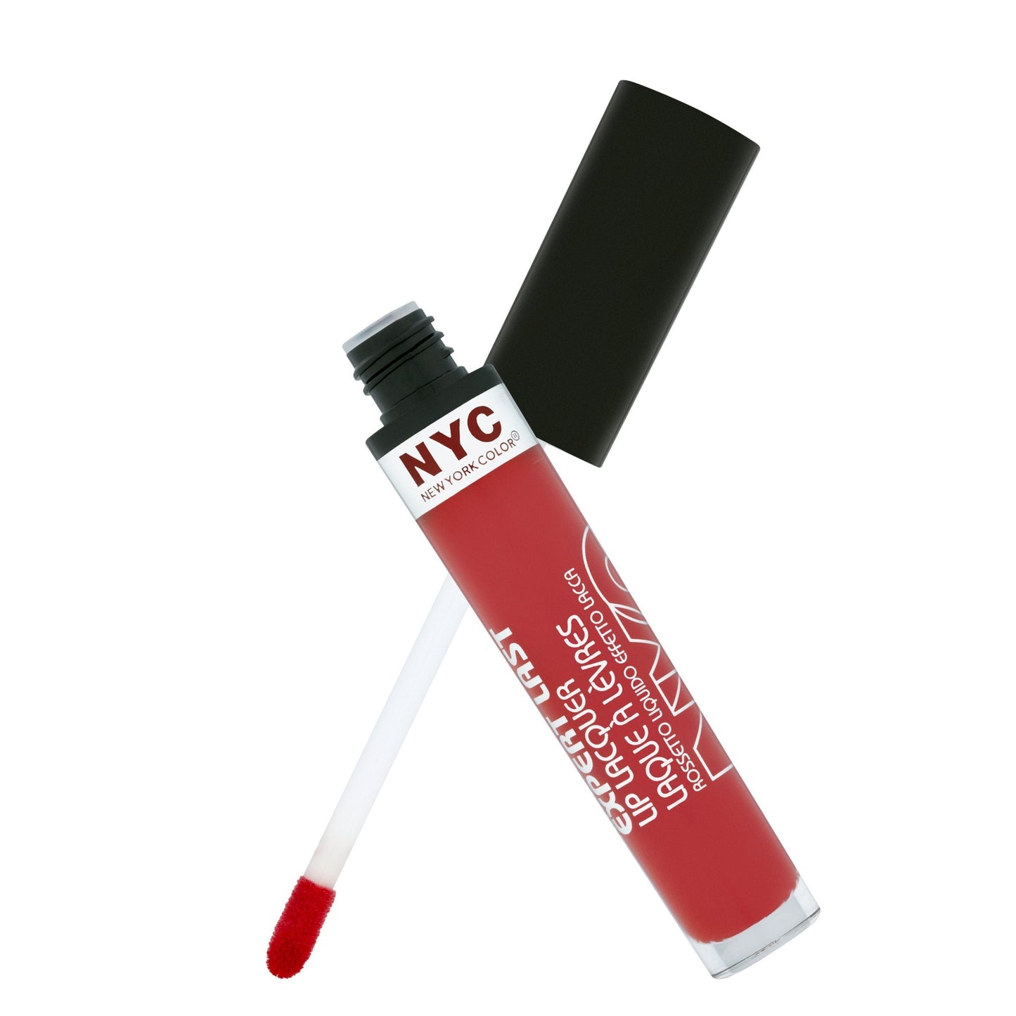 N.Y.C. New York Color Expert Last Lip Lacquer, Rockaway Ruby, 0.15 Fluid Ounce Beauty & Personal Care NYC