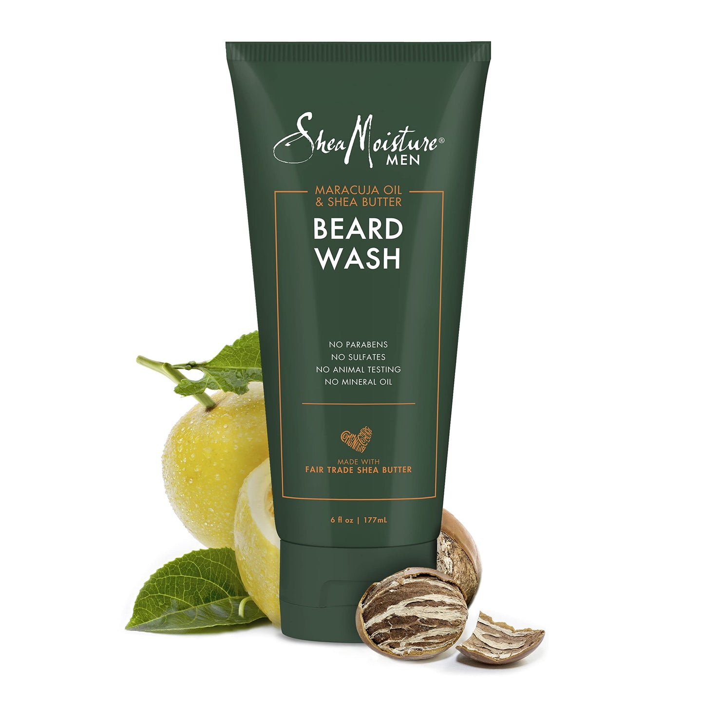 SheaMoisture Beard Wash for Full Beards - Maracuja Oil & Shea Butter to Deep Clean and Refresh - 6 oz Beauty & Personal Care Shea Moisture