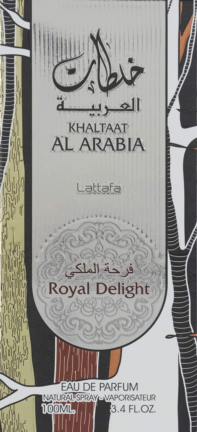 Lattafa Khaltaat Al Arabia Royal Delight for Men - 3.4 oz EDP Spray Beauty & Personal Care Lattafa