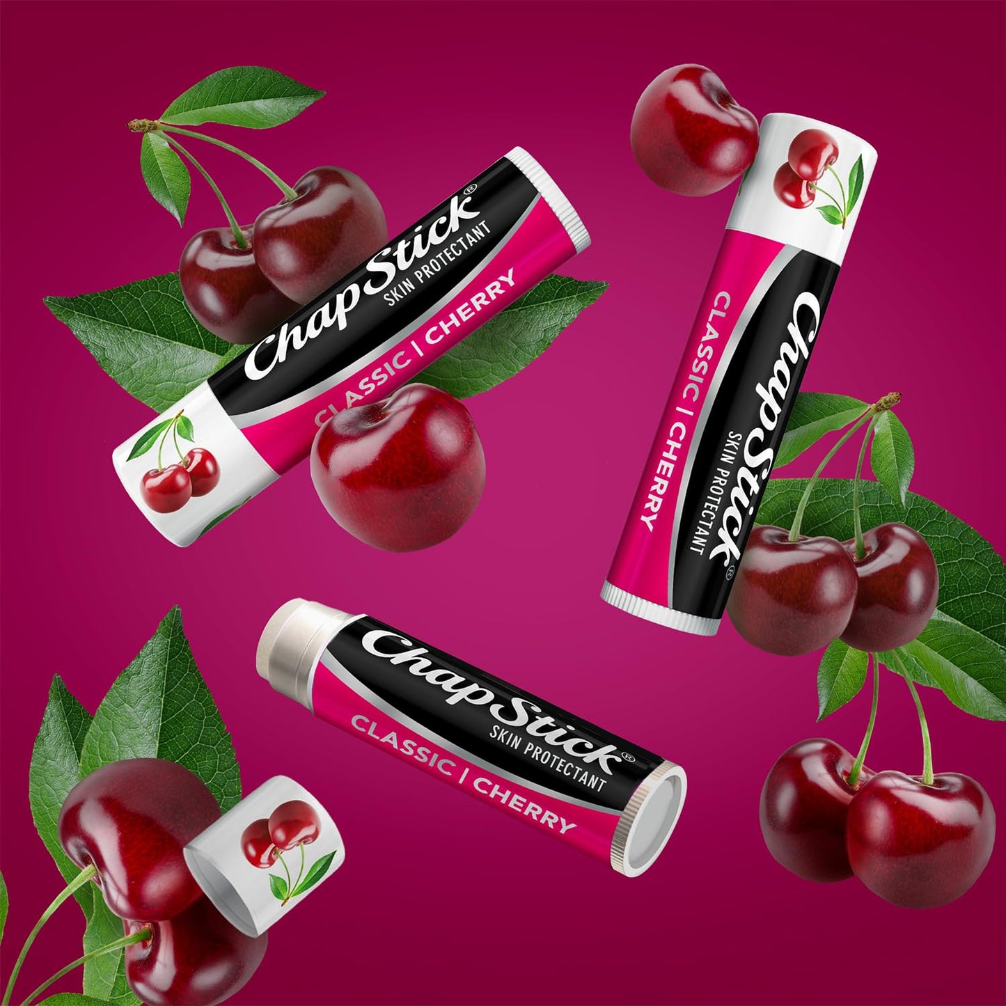ChapStick Lip Balm Cherry 0.15 oz Tube, SPF 15, Protects Lips from the Sun, Moisturizes Chafed Chapped Lips, Suncreen and Moisturizer for Lips, Skin Beauty & Personal Care ChapStick