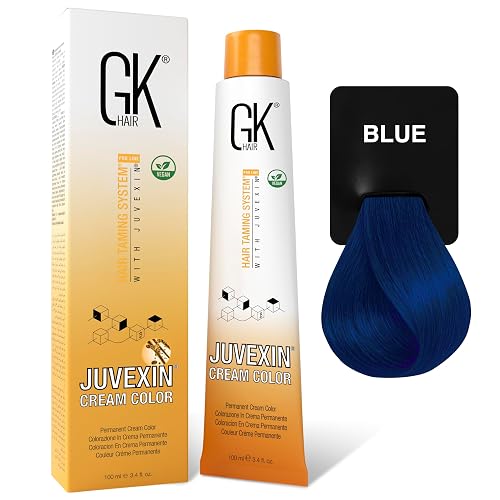 GK HAIR Global Keratin Professional Hair Color Cream Tube (3.4 Fl Oz/100ml) Nourishing & Cleansing Colors for Styling High Performance Long Lasting Beauty & Personal Care GK HAIR