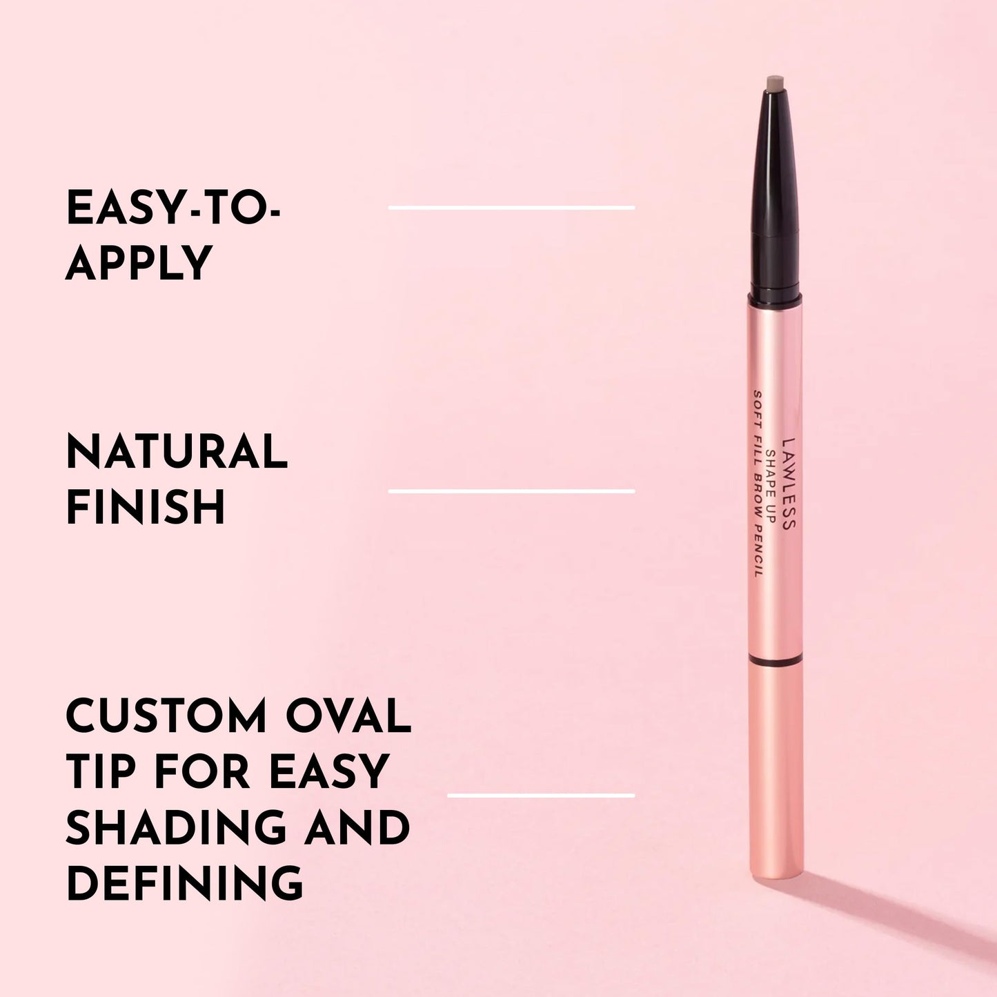 LAWLESS Women's Shape Up Soft Fill Brow Pencil, Cacao, Brown, 0.005 Ounce Beauty & Personal Care LAWLESS