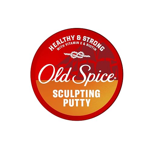 Old Spice Mens Hair Putty, Sculpting Putty for Men, Healthy & Strong with Vitamin E & Biotin, Hair Styling, High Hold, Matte Finish, 2.22 oz Beauty & Personal Care Old Spice