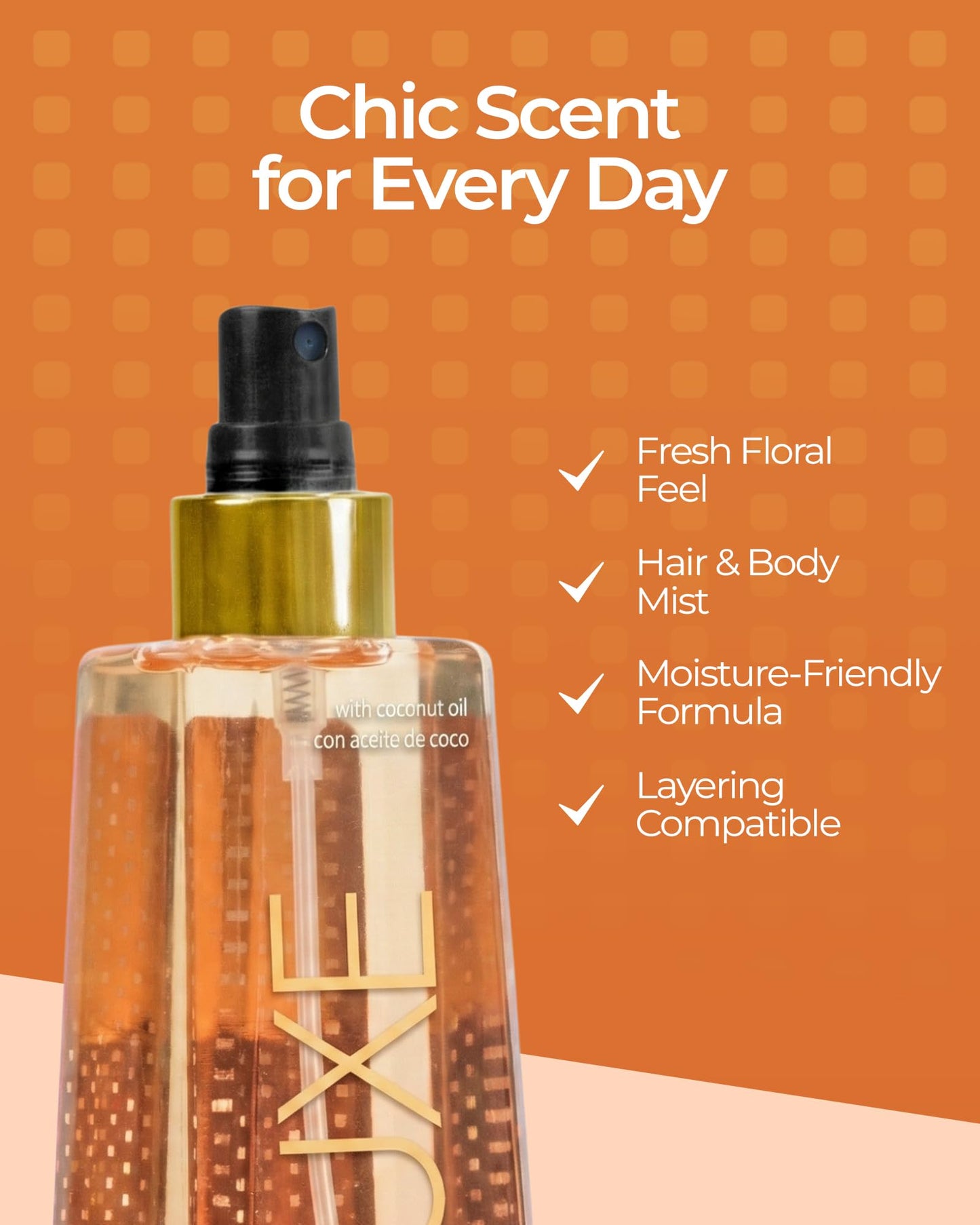 Luxe Perfumery Viva Paris Hair & Body Perfume Mist - Citrus Floral Fragrance with Jasmine, Ylang-Ylang & Patchouli - Hydrating Coconut Oil & Glycerin Beauty & Personal Care Luxe Perfumery