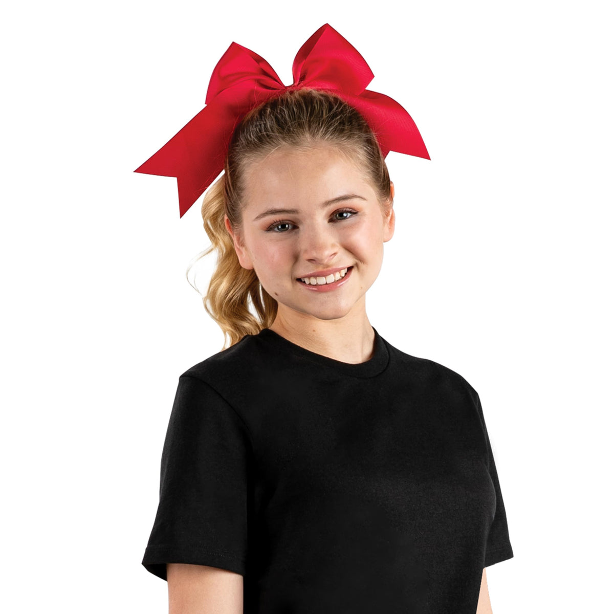 Augusta Sportswear Cheer Hair Bow Black OS