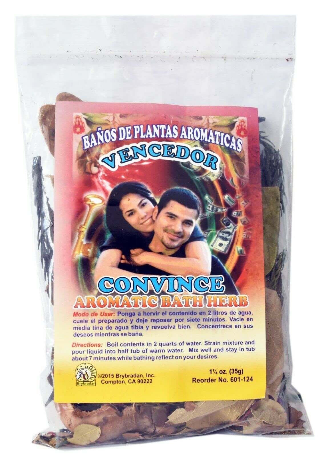 1 PC Aromatic Soothing Herbal Bath Convince Vencedor BANO DE PLANTAS AROMATICAS - Made in USA - 1 OZ Beauty and Personal Care BRYBRADAN