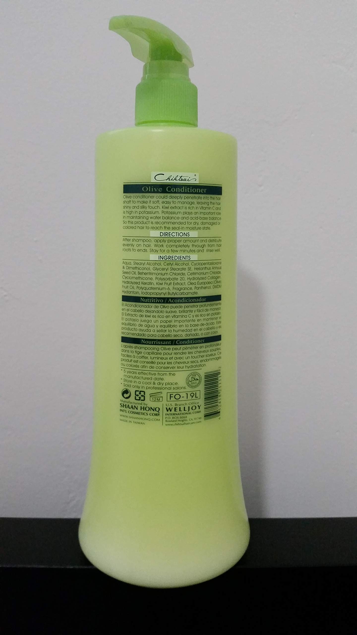 Chihtsai Volume Moisture Olive Shampoo & Conditioner Set Sulfate and Paraben free (34 Fl.oz) Beauty & Personal Care Chihtsai