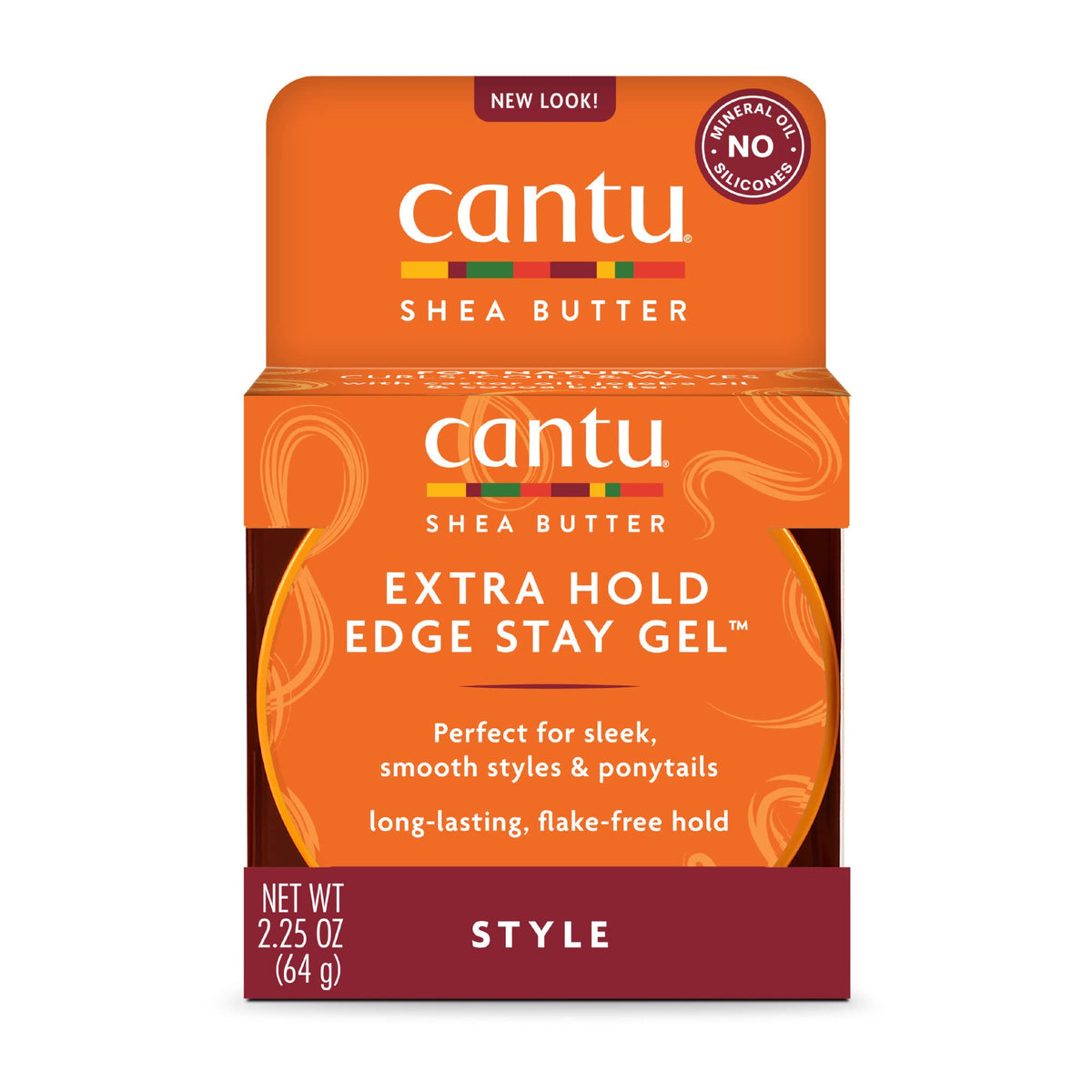 Cantu Extra Hold Edge Stay Gel with Shea Butter, 2.25 oz (Packaging May Vary) Beauty & Personal Care Cantu