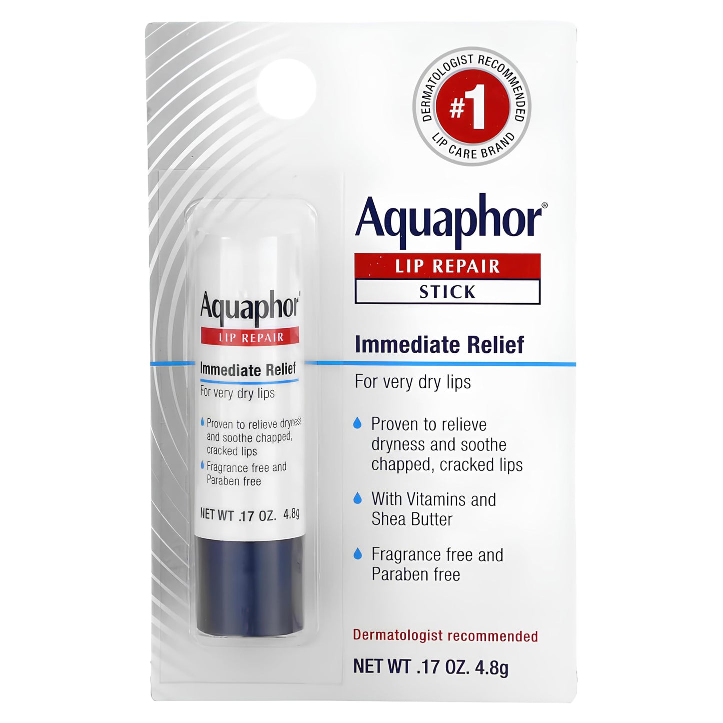 Aquaphor Lip Repair Stick 0.17 Ounce (6 Pack) Display Beauty & Personal Care Aquaphor